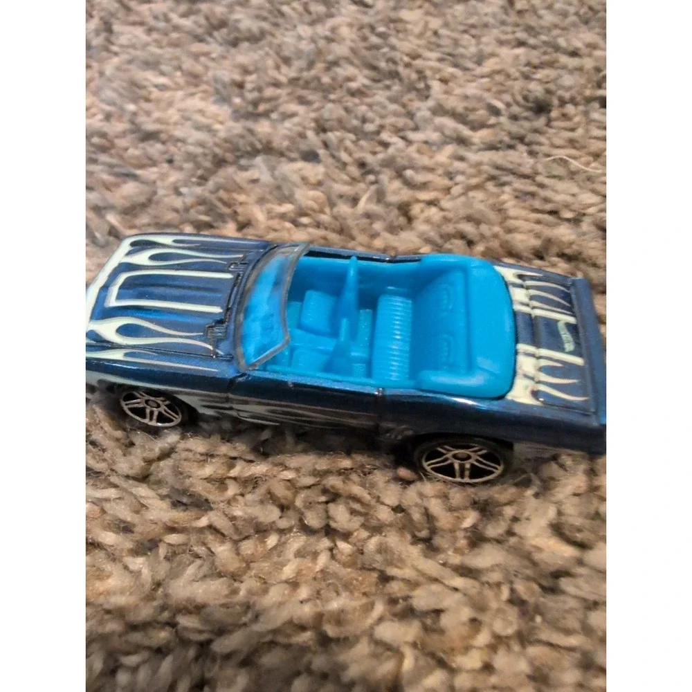 2014 Hot Wheels HW Workshop #213/250 '69 Chevy Camaro Dark Blue/White w/PR5 NM